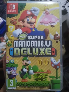 New Súper Mario Bros U Deluxe Nintendo Switch Videojuego Fí