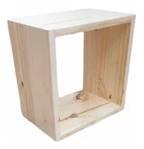Comprar Repisa \u002F Estanteria \u002F Cubo De Pino X 1 Espacios De 25x25 Cm