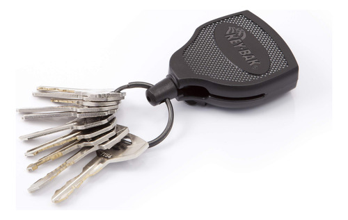 Llavero Retráctil Key-bak Super48 Con Bloqueo, Negro