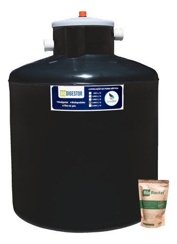 Kit Fossa Biodigestor 2500lts Coletor De Lodo 310lts Caixa De Gordura 20lts Sanear Brasil