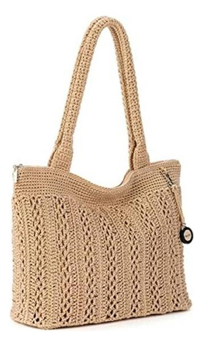 O Sak Womens Classics Hand-crochet Carry-all Crafted Clayted