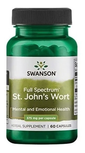 St Johns Wort Hierba De San Juan 60 Cap 375mg Envio Gratis