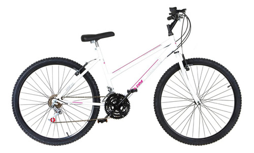 Bicicleta Ultra Feminina Aro 24 - 18 Velocidades - Branco