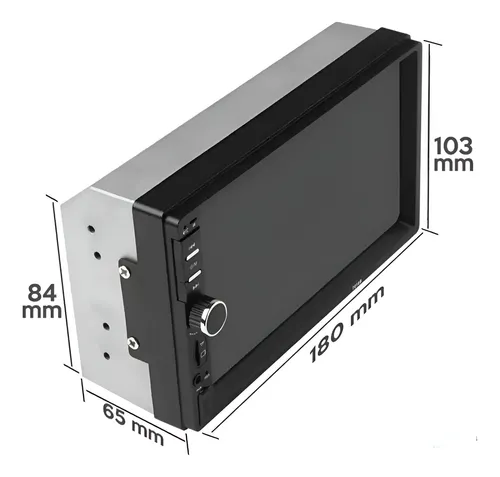 Radio Carro Bluetooth Seisa Tactil Camara Usb Pantalla 7 In