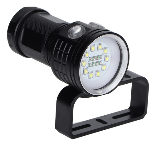 Linterna Led Ip68 Resistente Al Agua Para Buceo, Superbrilla