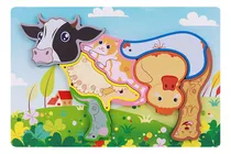 Comprar Quebra-cabeças Tridimensionais Da M Wooden Educational Toys