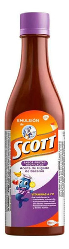 Emulsion Scott Frutas Tropicales (fruta Tropical) 6.1 Fl Oz,