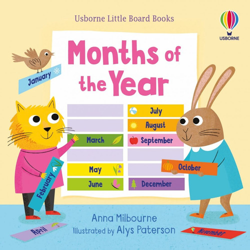 Months Of The Year - Little Board Books Kel Ediciones