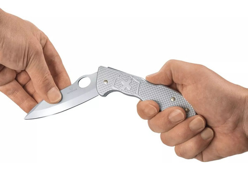 Cuchillo Navaja Cortapluma Victorinox Hunter Pro Alox Plata