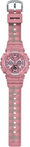 Imagen 2 de 2 de Reloj Casio Baby-g Ba-130sp-4a Correa Cuadriculada