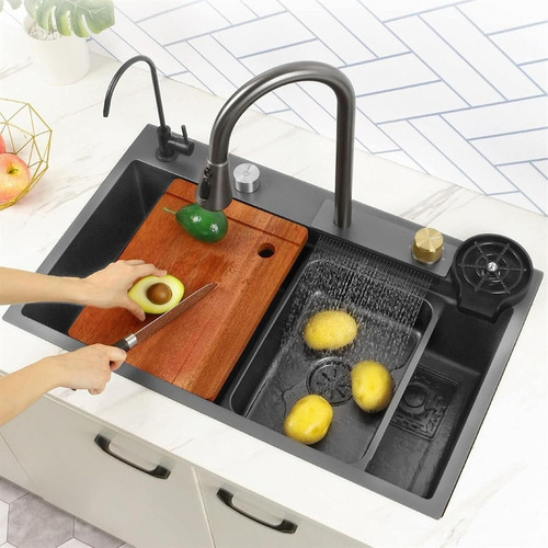 Tarja Fregadero 304 Inoxidable Moderna Cocina Organizadores