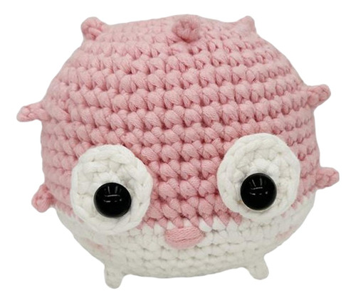 Animal Crochet Diy Puffer Doll Crochet Tejido A Mano Juguete