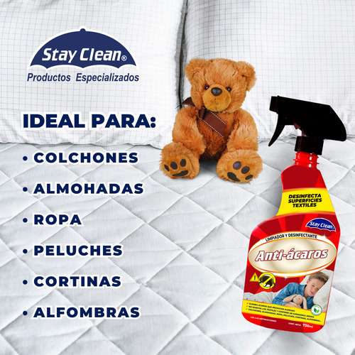 Limpiador Antiácaros 730ml. Protección Total Al Respirar