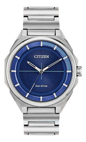 Citizen Drive Ip Blue Dial Stainless Bj6530-54l ... Dcmstore Color de la correa Plata Color del bisel Plata Color del fondo Azul