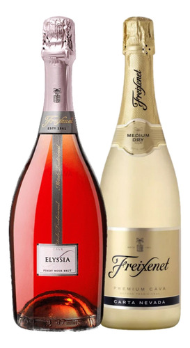 Espumante Freixenet Kit Elyssia Pinot E Carta Nevada 750mlFreixenet Carta Nevada 750 ml pacote x 2 u