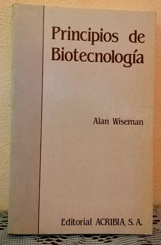 Principios De Biotecnología (Usado)