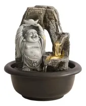 Comprar Fuente De Agua Chica Buda 3 Vasijas Cascada Piedra 19cm Tm