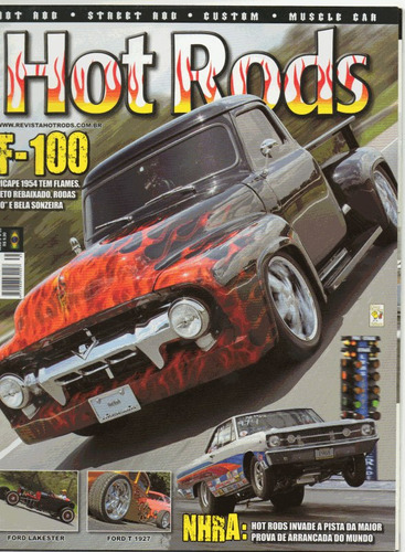 Hot Rods Nº35 Ford F100 Pick-up 1954 Lakester T 1927 Nhra