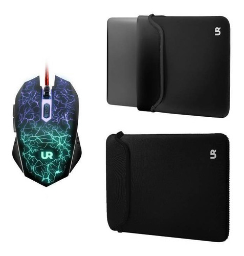 Kit Funda Reversible 14  + Mouse Gamer