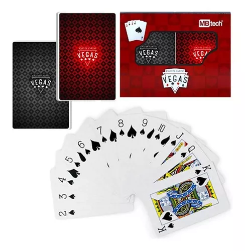 Baralho Jogos De Cartas 100% Plástico Com 108 Cartas - MBtech