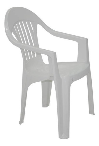 Cadeira Plastica Monobloco Com Bracos Imbe Branca Cor Da Estrutura Da Cadeira Branco Cor Do Assento Branco Desenho Do Tecido Sem Tecido