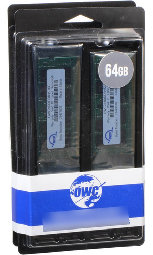 Owc 64gb Ddr4 2400 Mhz Sodimm Memory Upgrade Kit (4 X 16gb)