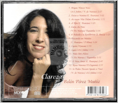Belén Pérez Muñiz - Clareza ( Flamante-, Promo ) 1º Cd 2006 | Mercado Libre