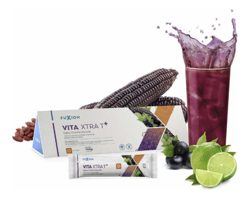 Vita Xtra T+ Fuxion Caja Con 28 Sobres | Te Vita Xtra Fuxion