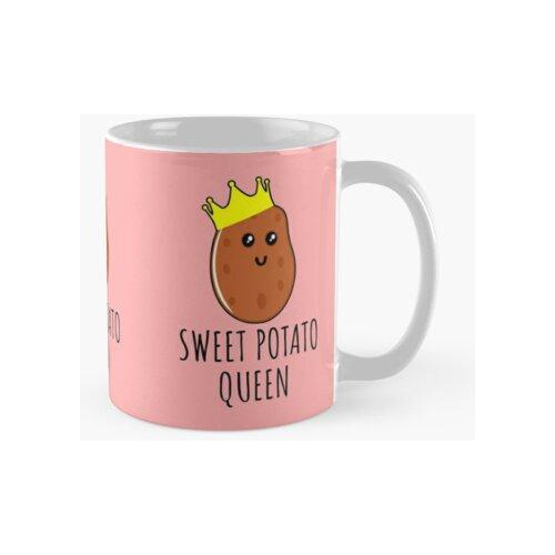 Taza Sweet Potato Queen - Regalo Divertido De Papa Calidad P