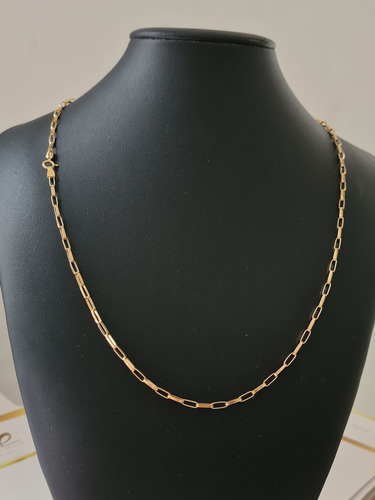 Corrente Cartier Alongado 3mm - 55cm Ouro 18k Envio Imediato