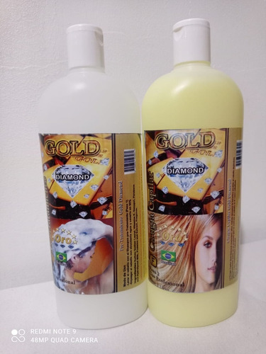 Kit Cirugía Capilar Gold Diamond Litro + Obsequio P/cabello