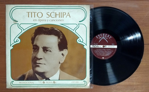 Tito Schipa En Operas Y Canciones Disco Lp Vinilo