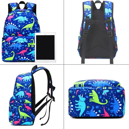 Mochila Escolar Ergonomica Acolchada Con Lonchera Aislada Cuotas