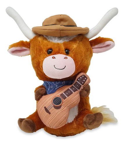 Cuddle Barn  Lil Austin | Animado De Peluche De Vaca Canto