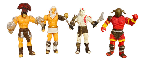 Nuevo Paquete De 4 Figura De Kratos Good Of War