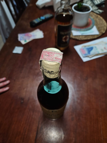 Antigua Botella De Boussac Contenido Original