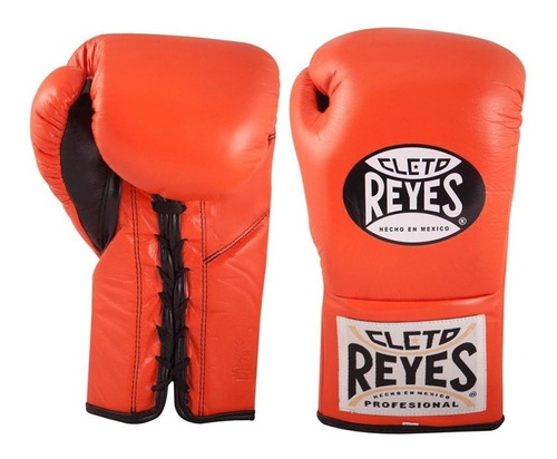 Guantes Profesionales Cleto Reyes  10 Oz Naranja