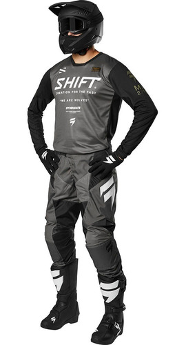 Conjunto De Motocross Equipo Shift Whit3 Muse (en Cuotas)