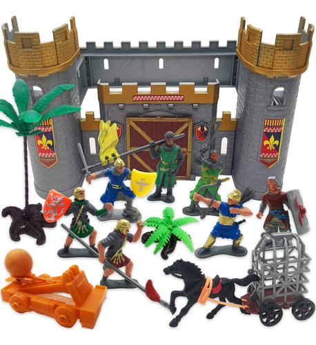 Juego De Figuras De Accin De Castillo Medieval