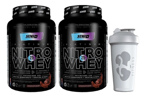 Nitro Whey 2 X 1kg + Vaso - Star Nutrition