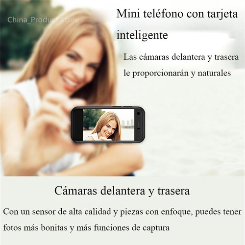 Mini Teléfono Con Tarjeta De Estudiante Inteligente Android