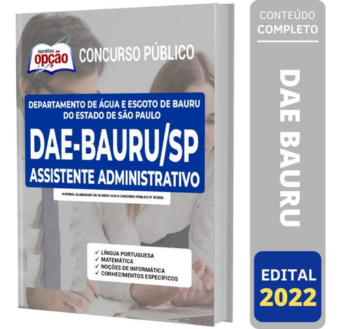 Apostila Concurso Dae Bauru Sp - Assistente Administrativo