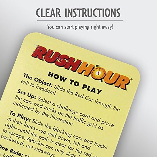 Juego Mental Thinkfun Rush Hour Traffic Jam Y Juguete Stem Y