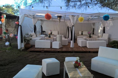 Imagen 2 de 9 de Alquiler Puffs, Gazebos, Estufas Living, Especial Invierno