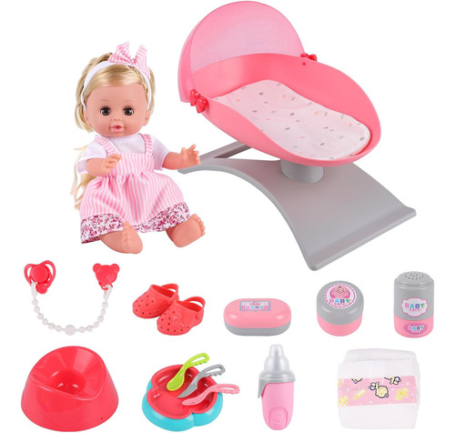 Babeside Juego De Muñecas Bebé, Muñeca Bebé Y Accesorios Con
