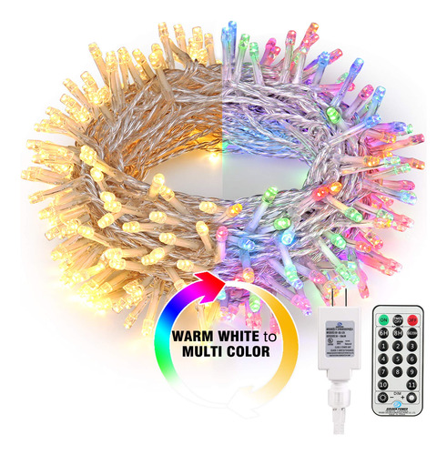 Luz Navidad Que Cambian Color Pie Led Funcion Blanco 5