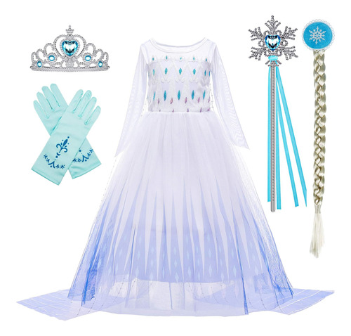 Snow Queen Act 2 Disfraces Vestidos De Princesa Para Niñas C
