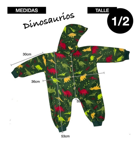 Imagen 3 de 10 de Pijama Disfraz Animales Niños Unisex Mameluco