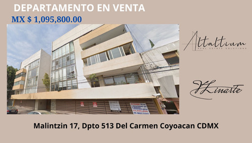 Departamento En Venta En Coyoacan Cdmx I Vl11-za-044