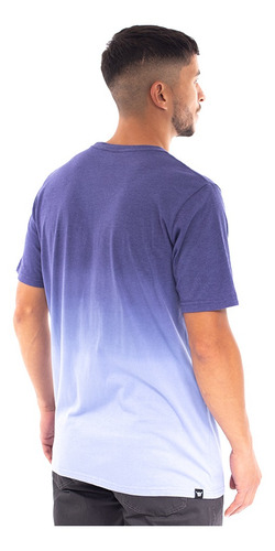 Imagen 5 de 7 de Polera Manga Corta Hombre Hang Loose Gradiente Morado